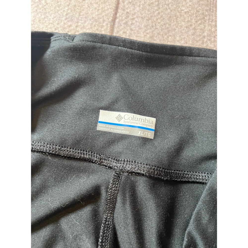 Columbia Leggings Women XL Black High Rise Performance Athletic Tights‎ - Picture 3 of 4